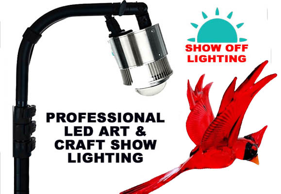 Craft show lighting by Show Off Lighting at Craftsmen's-Classic