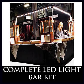 trade show lighting kit, trade show lighting, craft show lighting, jewelry display lights