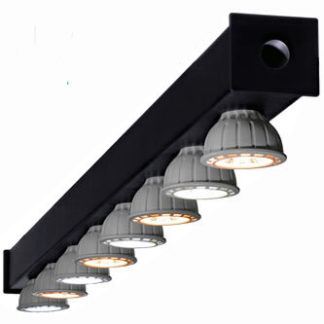 Interlocking 6ft or 8ft LED Light Bars with sun balanced 8w COB bulbs