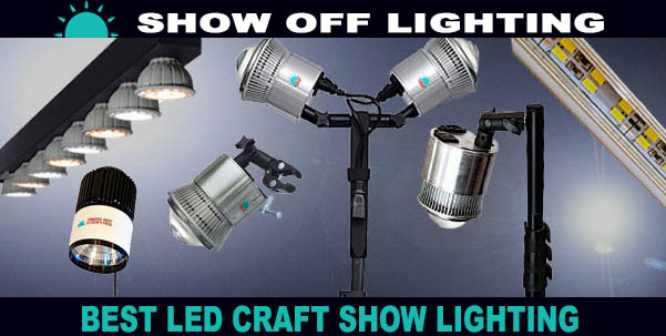 Useful craft show tent lighting tips