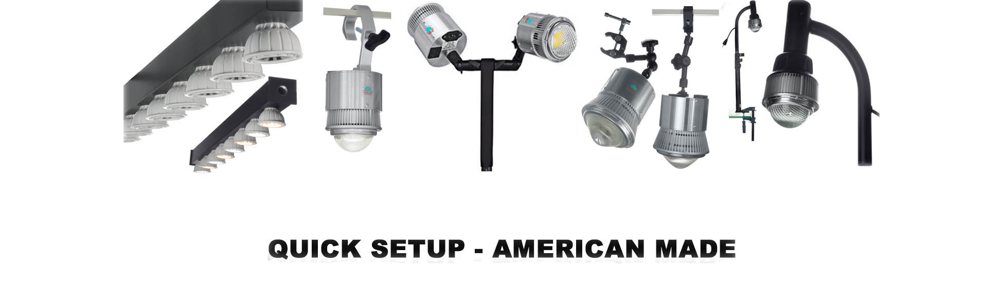 trade show light fixtures by Show Off Lighting