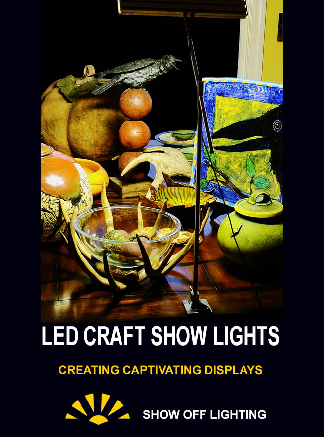 craft shows, craft show booth, craft show lights