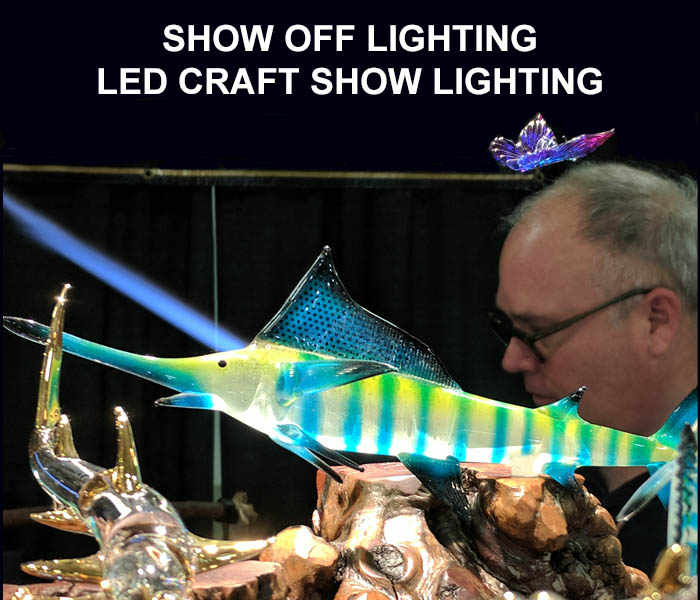 Craftsmen's classic vendors using Show Off Lighting