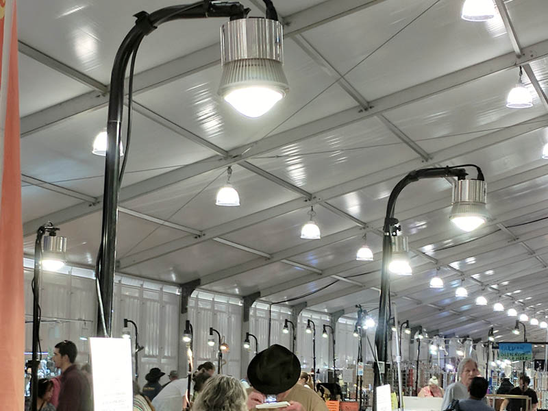 The BEST LED table clamp lights LED Trade Show Lighting