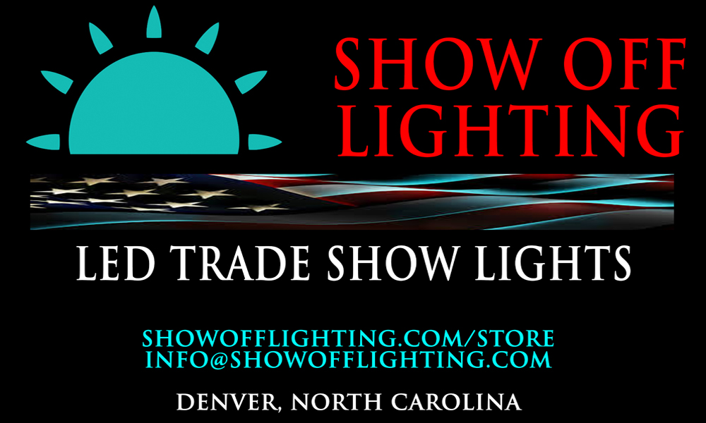 DAZZLING trade show lighting