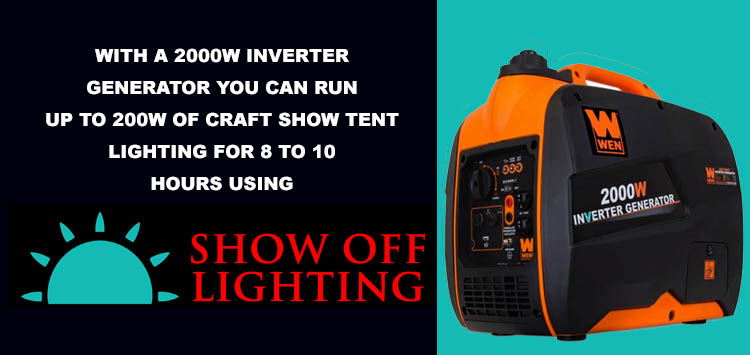 BEST craft show lighting ideas