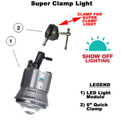 Clamp for Super Clamp Lights